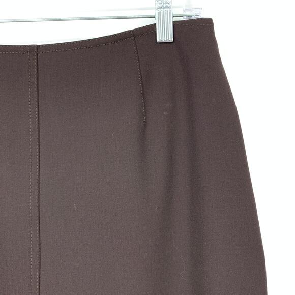 Piazza Sempione Skirt Women's Size 46 US 10 Straight & Pencil Wool Blend Brown - Picture 3 of 6